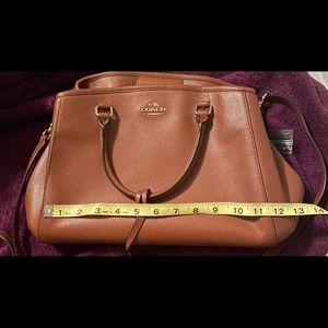 Coach Brown Leather Purse and matching wallet!!